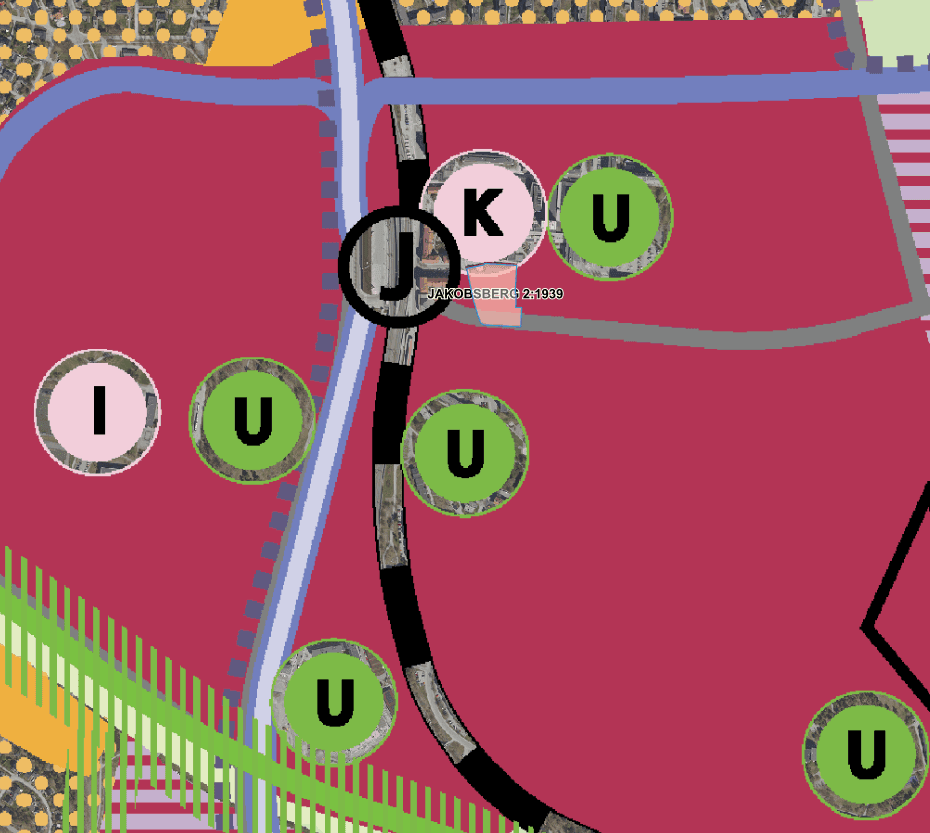 Utdrag ur framtidsbild för planområdet