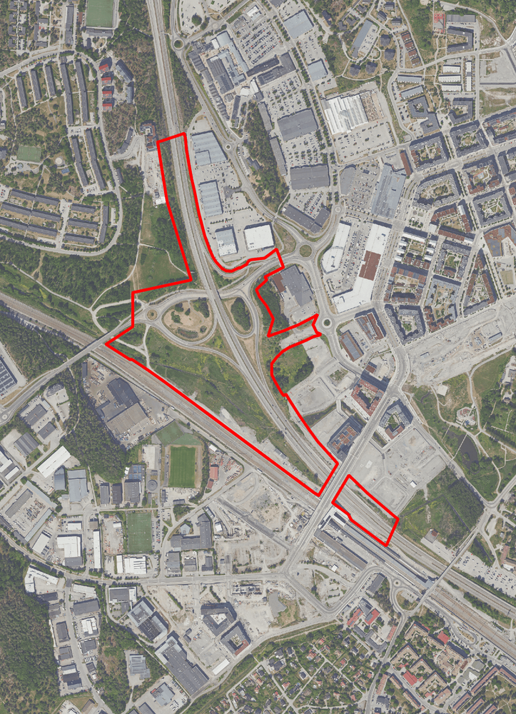 Karta över planområdet för att orientera sig